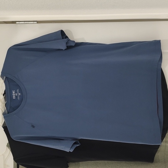 Lot 3 Mens Athletic T-Shirts Lululemon RHONE CUTS Blue Green Black M Short Sleev - Picture 9 of 14